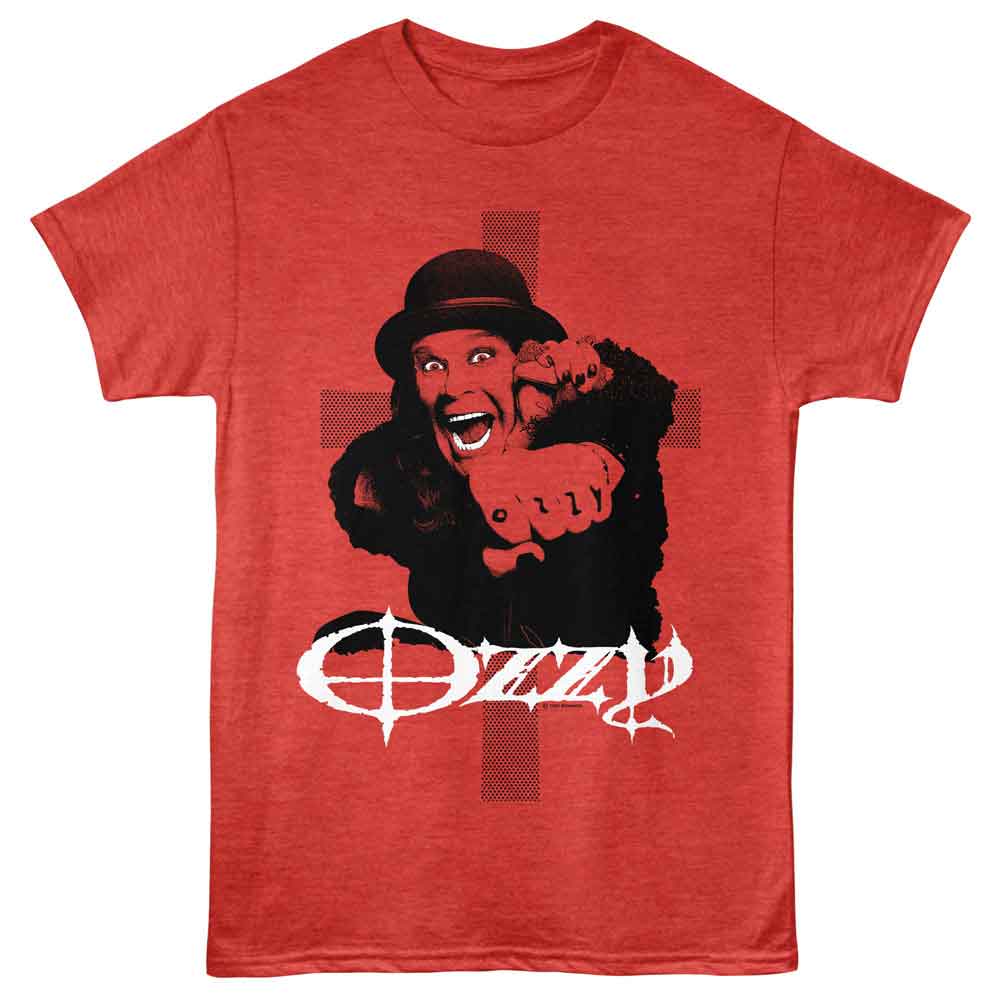 Ozzy Tattoo Fist Official Heather T-Shirt