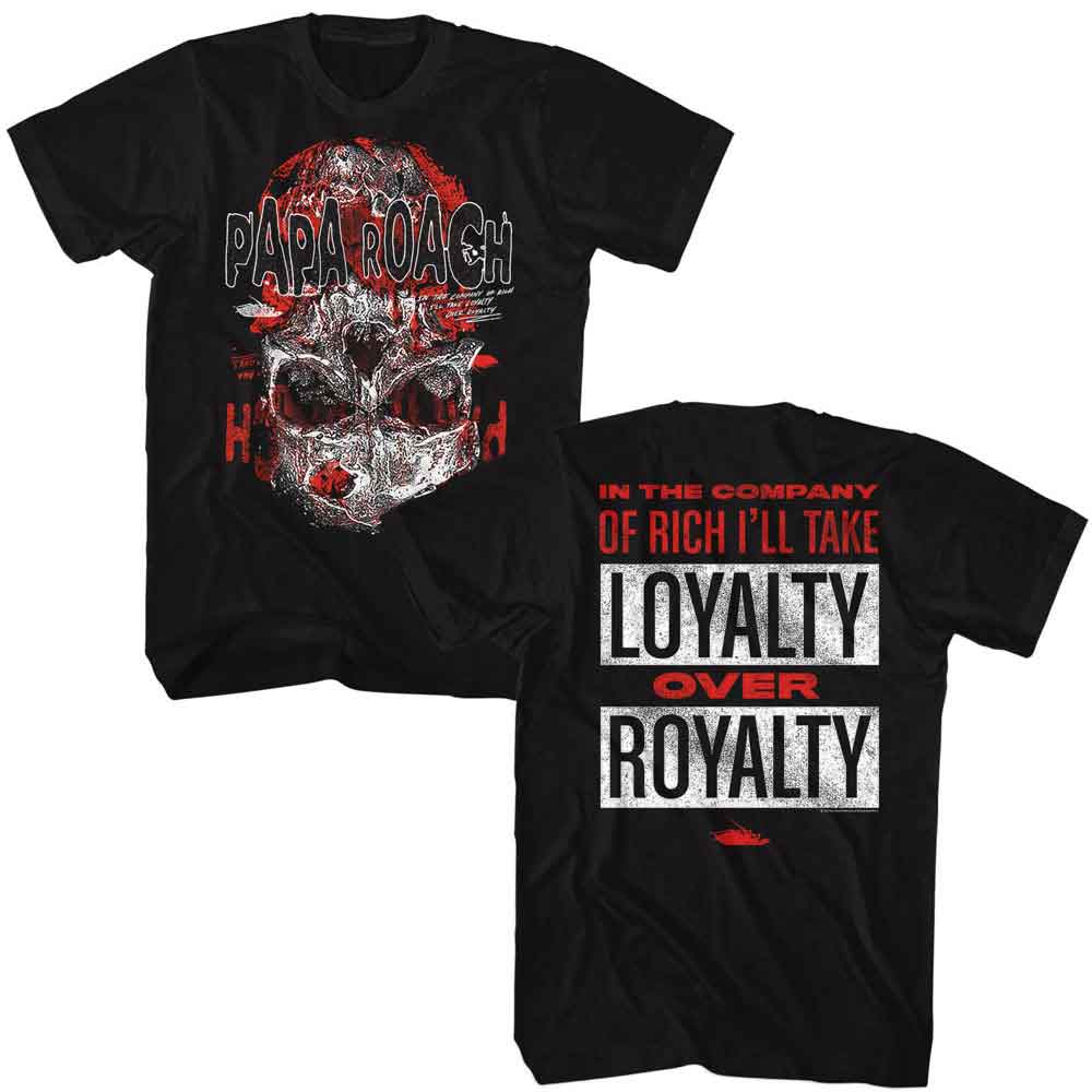 Papa Roach Loyalty Over Royalty Official T-Shirt