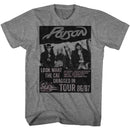 Poison Look What The Cat Dragged In Tour Heather T-shirt Graphite