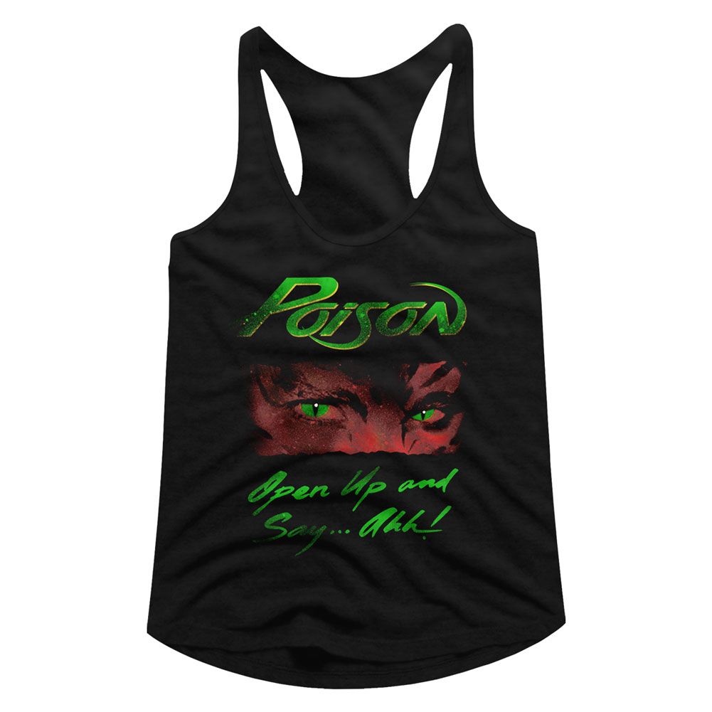 Poison Open Up Official Ladies Racerback Shirt