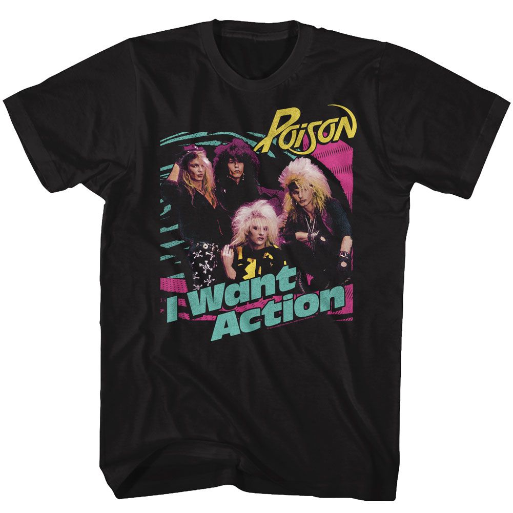 Poison Bright Action Official T-shirt