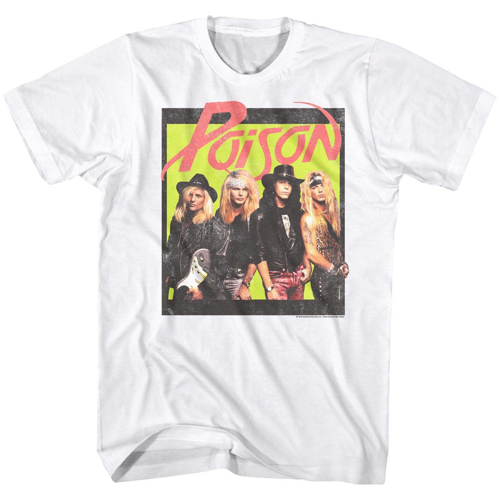 Poison Bright Box Band Photo Official T-shirt