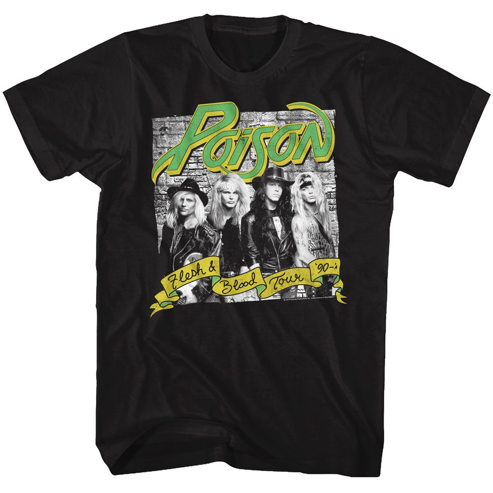 Poison Flesh And Blood Banner Official T-shirt