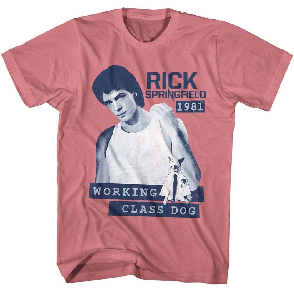 Rick Springfield Working Class Dog Official T-Shirt Large *Sale