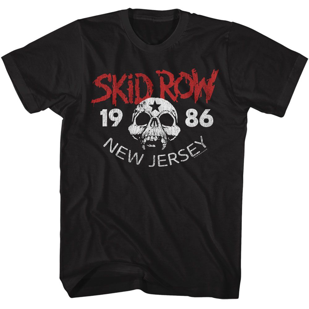 Skid Row New Jersey 86 Official T-shirt