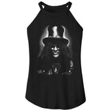Slash Black And White Official Ladies Sleeveless Rocker Tank