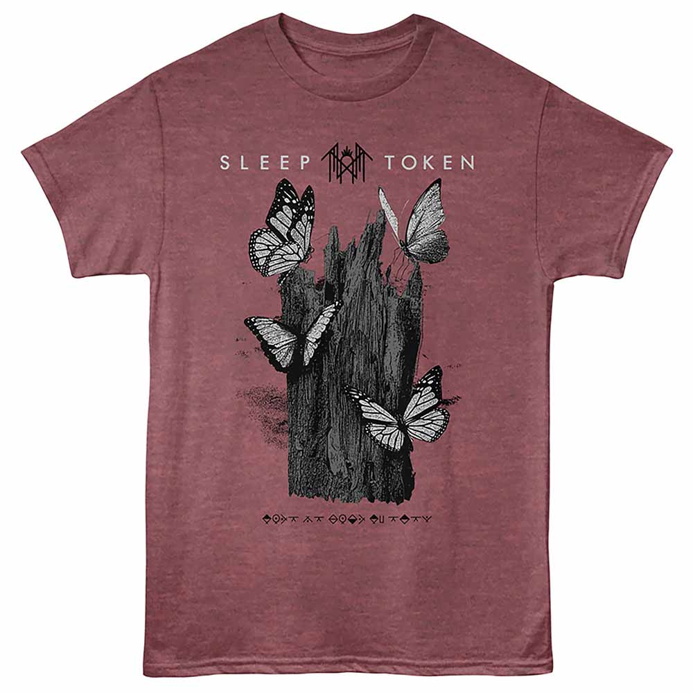 Sleep Token Butterflies Official Heather T-Shirt