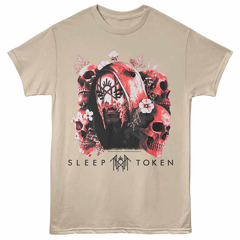 Sleep Token Skulls And Flowers Official T-Shirt