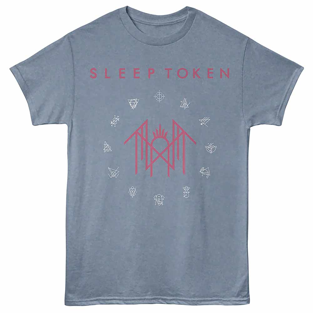 Sleep Token Sundowning Embroidery Official Heather T-Shirt