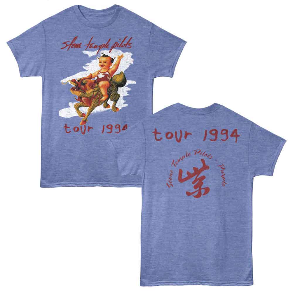 Stone Temple Pilots Tour 1994 Heather T-Shirt Small *Sale