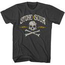 Stone Sour Skull And Bones Official T-Shirt