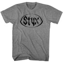 Styx Oval Logo Heather T-Shirt