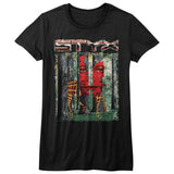 Styx The Grand Illusion Official Ladies T-Shirt X-Large *Sale