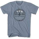 Sun Records Full Circle Logo Official Heather T-Shirt Small *Sale