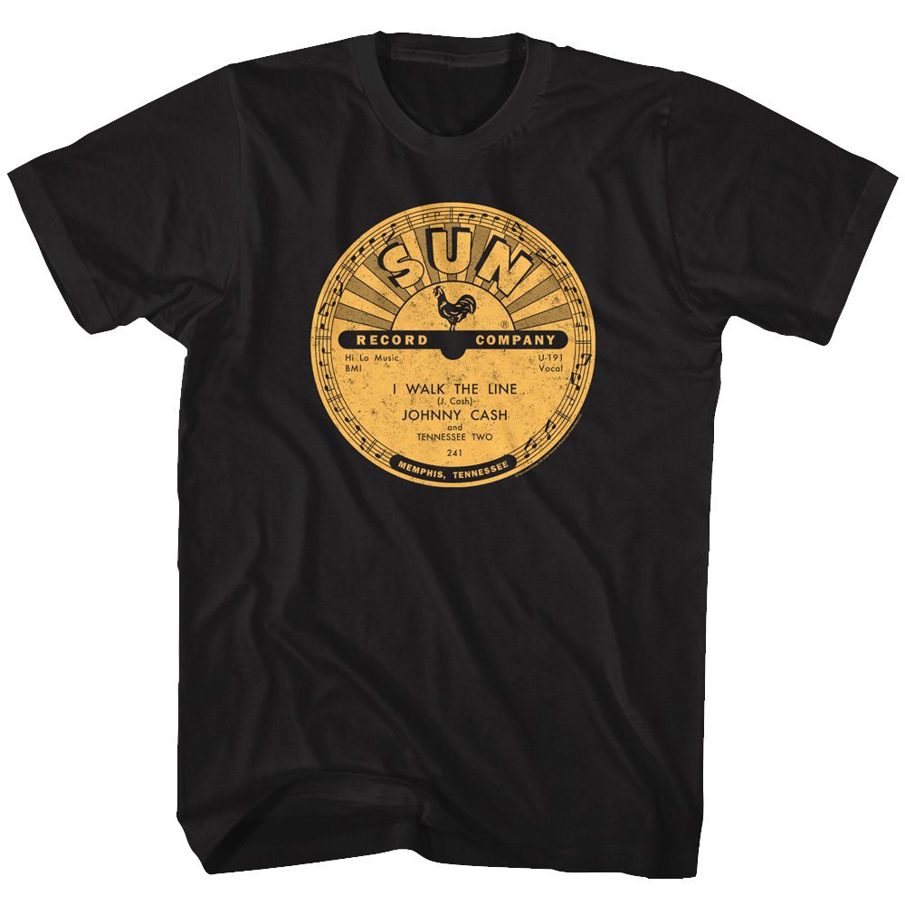 Sun Records I Walk The Line Official T-Shirt