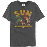 Sun Records Rooster With Guitar Washed Comfort Colors Official T-Shirt