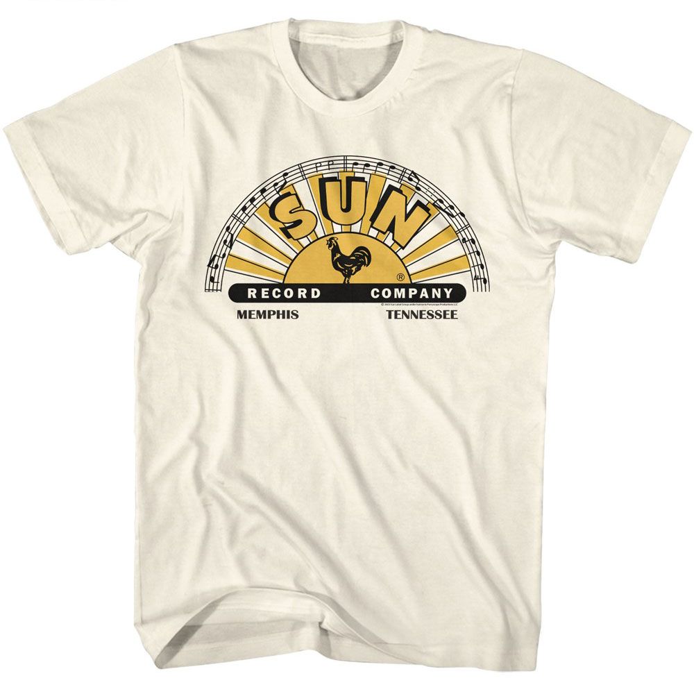 Sun Records Logo With Offset Color Official T-Shirt