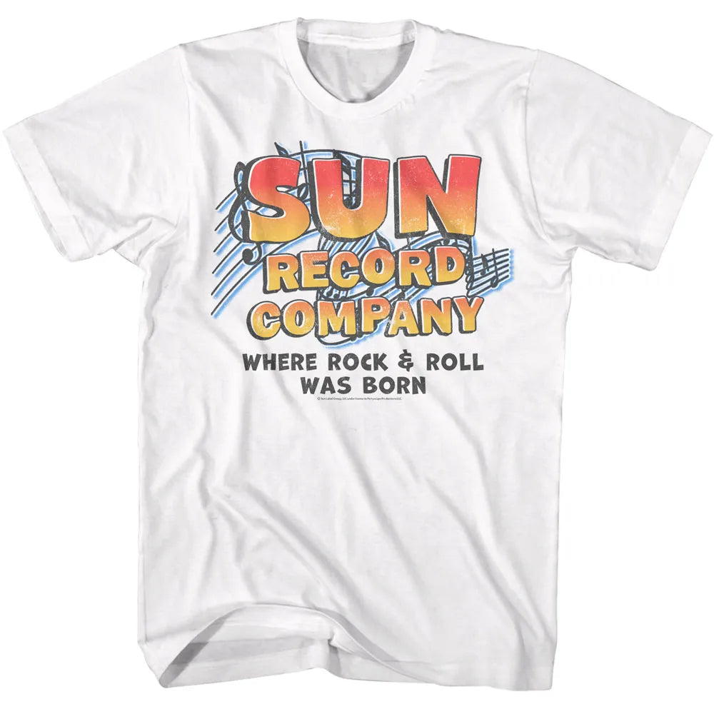 Sun Records Music Notes Official T-Shirt