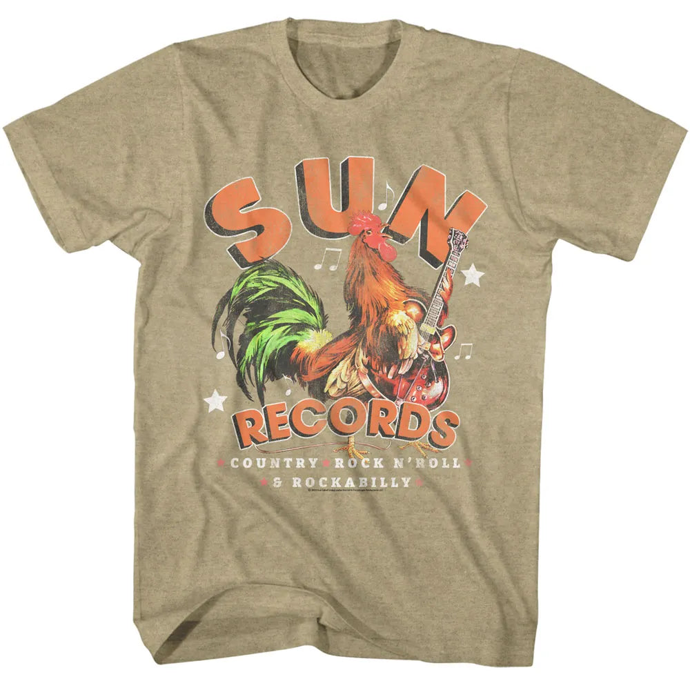 Sun Records Country And Rock Official Heather T-Shirt