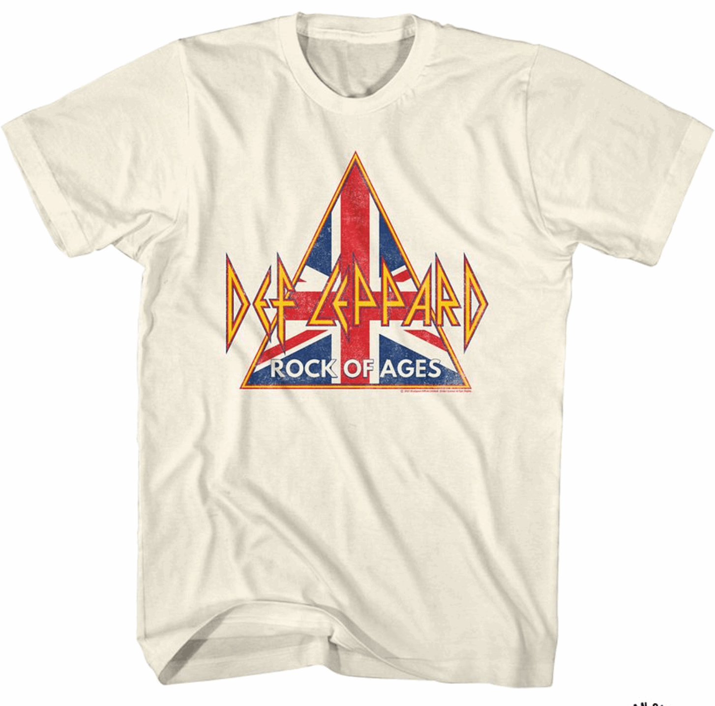 Def Leppard British Rock Of Ages Official T-Shirt