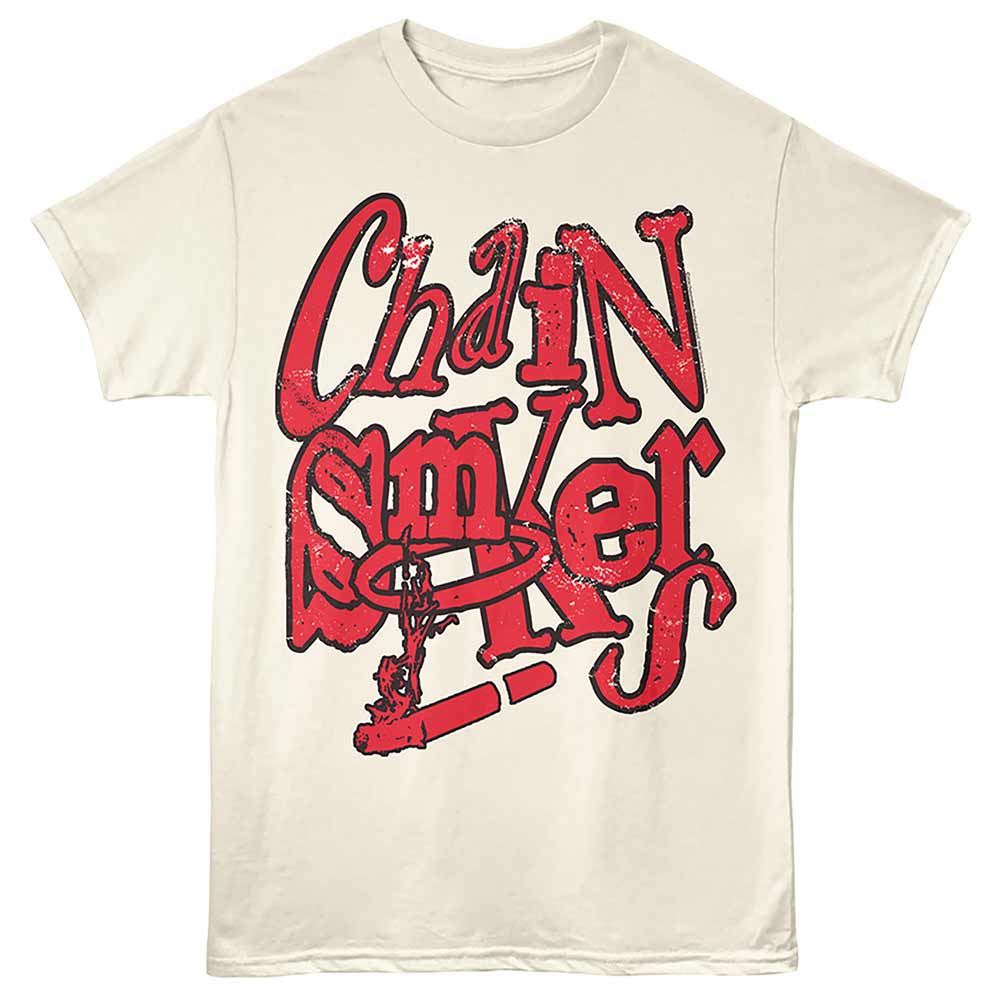The Chainsmokers Jumbled Text Official T-Shirt