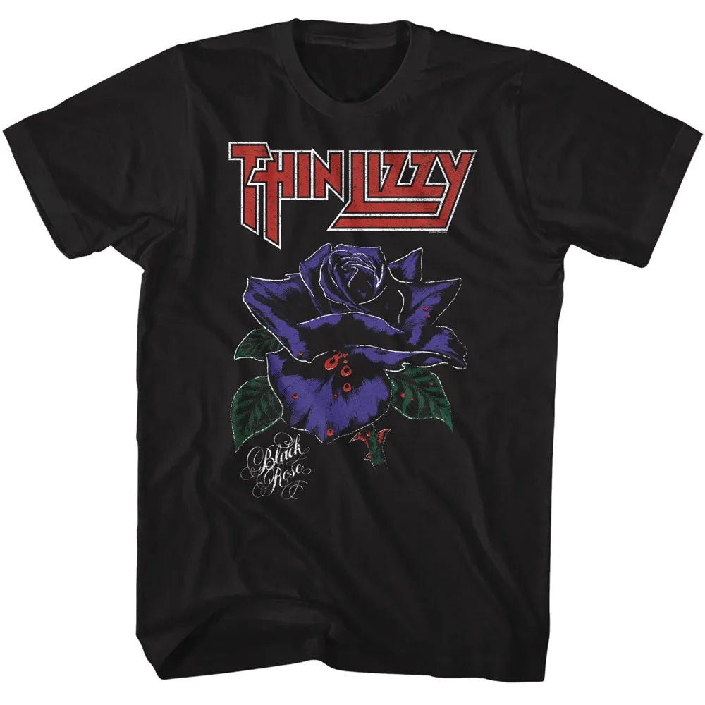 Thin Lizzy Black Rose Official T-Shirt