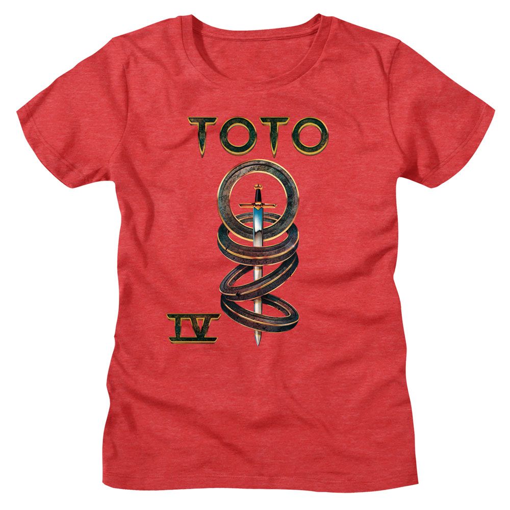 Toto IV Album Cover Official Ladies Heather T-Shirt