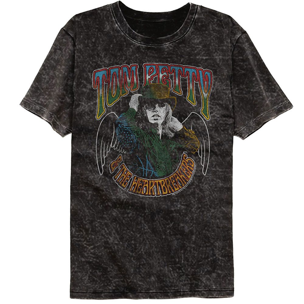 Tom Petty With Wings Mineral Washed Official T-Shirt