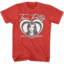 Tom Petty Layered Heart Official Heather T-Shirt