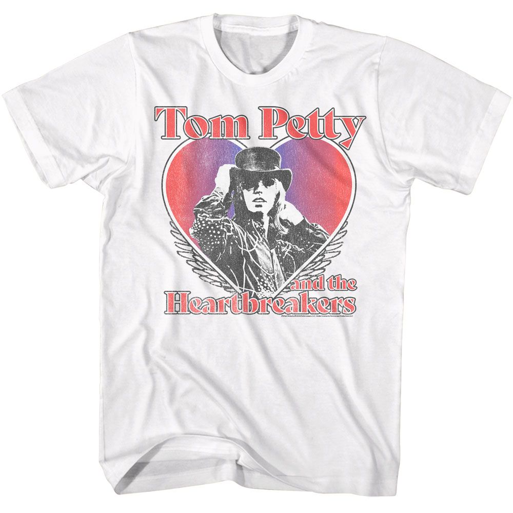 Tom Petty Heart Hat Official T-Shirt