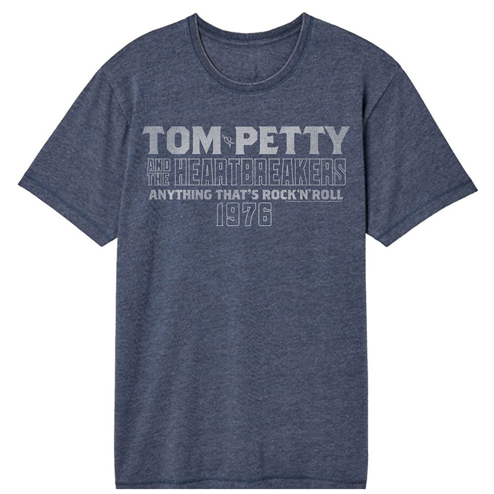 Tom Petty Stacked Text Vintage Washed Official T-Shirt