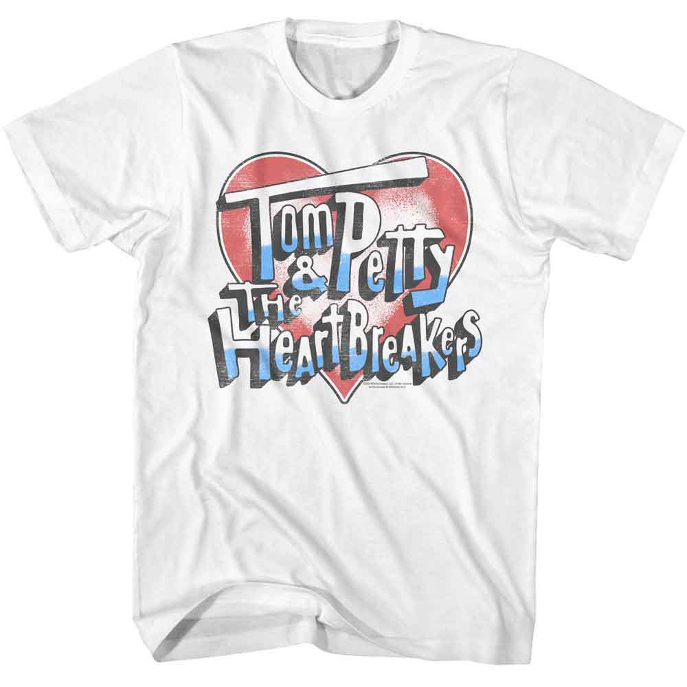 Tom Petty Americana Heart & Logo Official T-Shirt