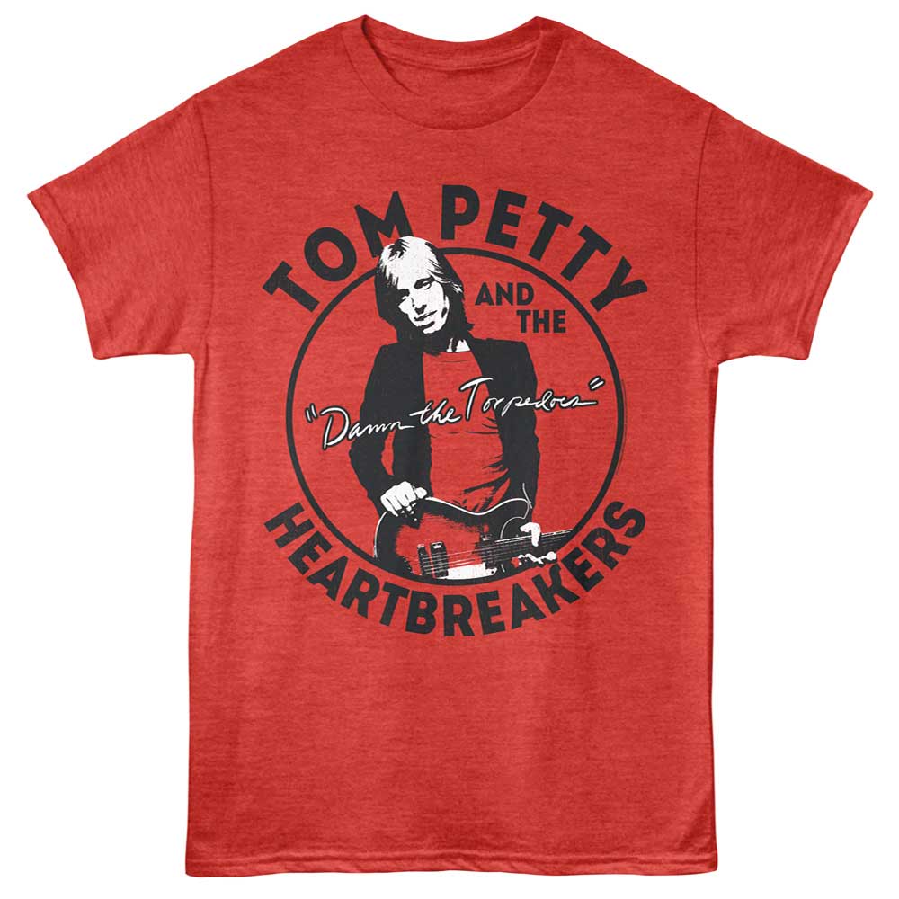 Tom Petty Damn The Torpedoes Official Heather T-Shirt