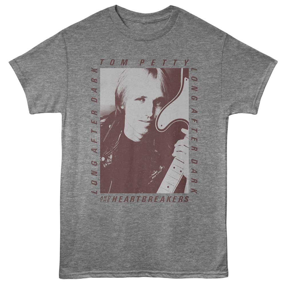 Tom Petty Long After Dark Official Heather T-Shirt
