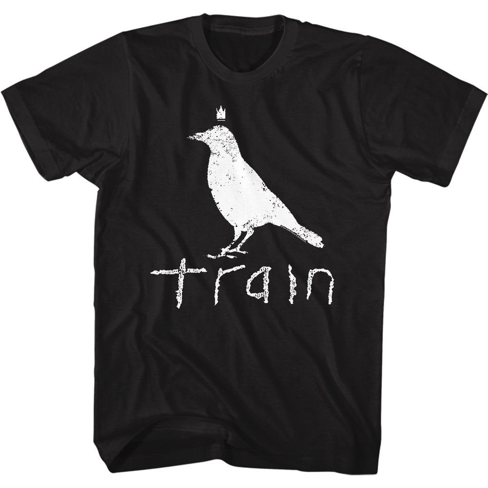 Train White Crow & Logo Official T-Shirt