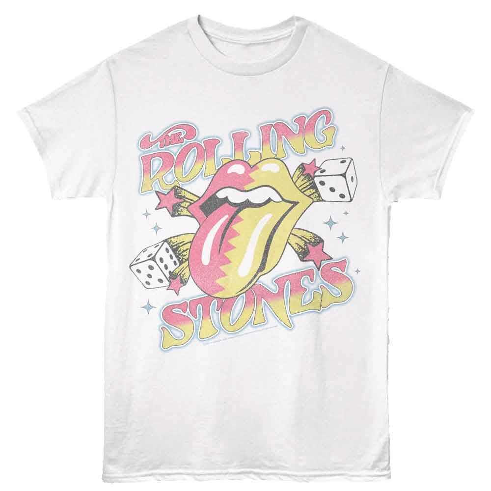 Rolling Stones Dice And Stars Official T-Shirt