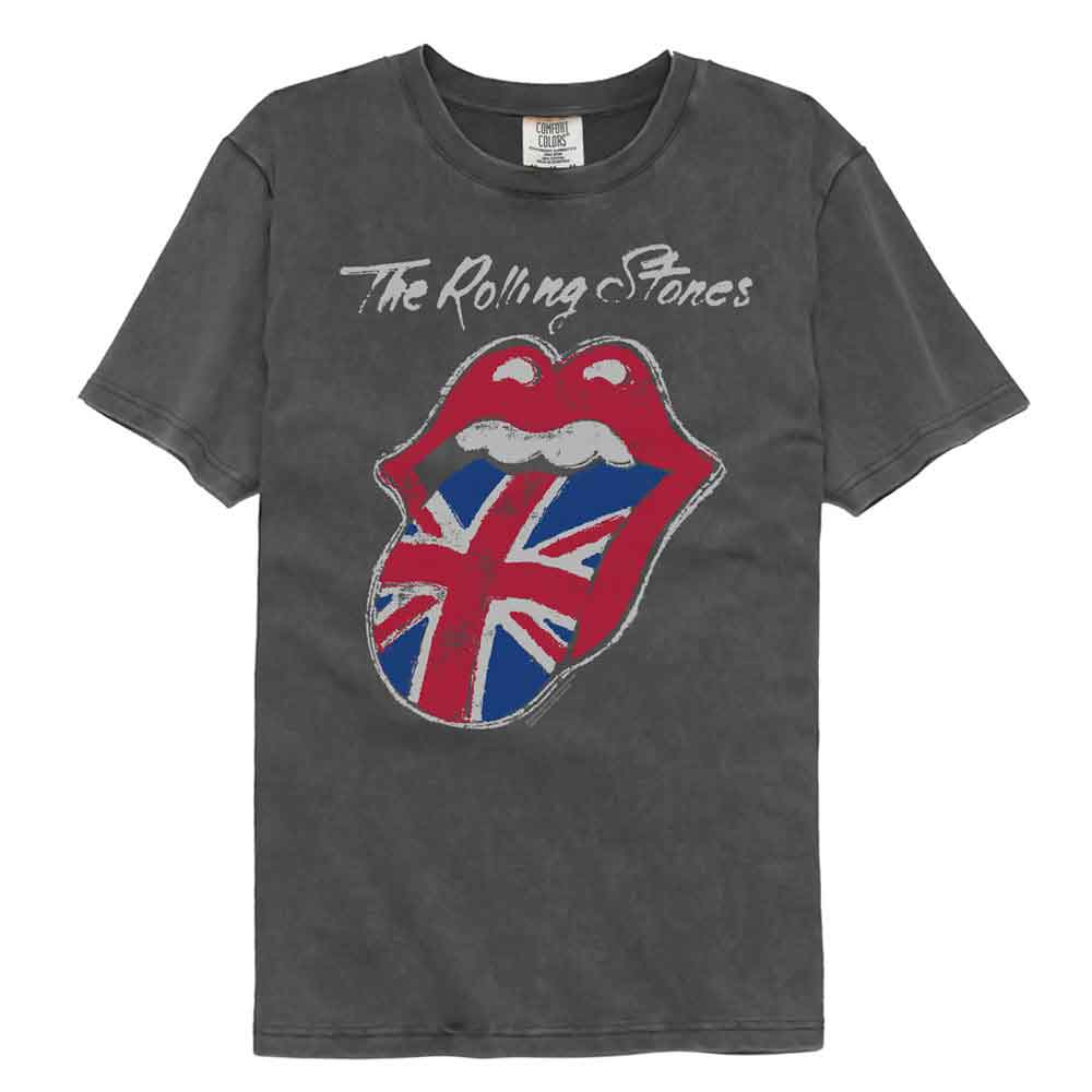 Rolling Stones Painted UK Tongue Official Comfort Colors T-Shirt