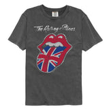 Rolling Stones Painted UK Tongue Official Comfort Colors T-Shirt