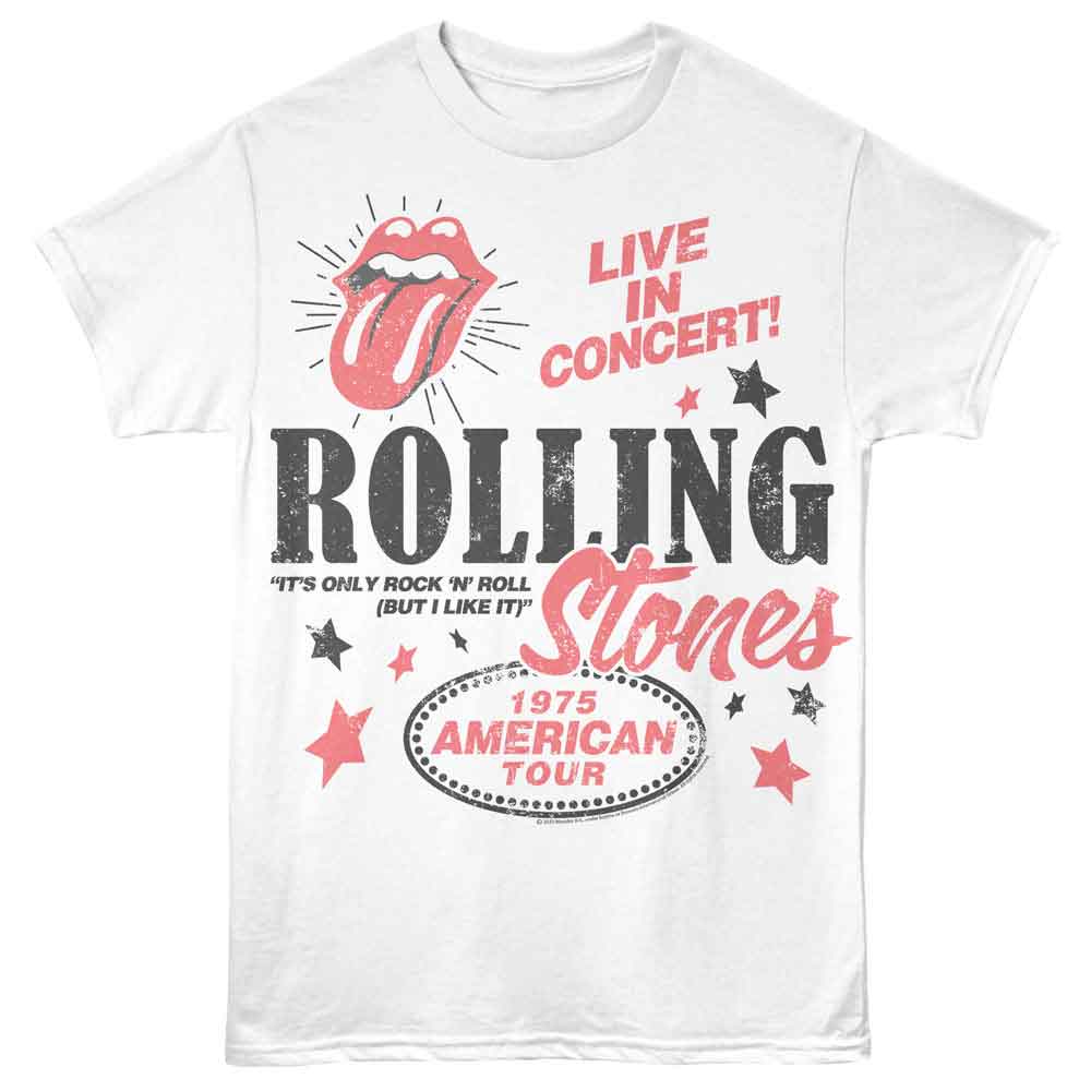 Rolling Stones 1975 American Tour Official T-Shirt