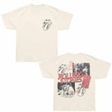 Rolling Stones Collage Heavyweight Oversized Official T-Shirt