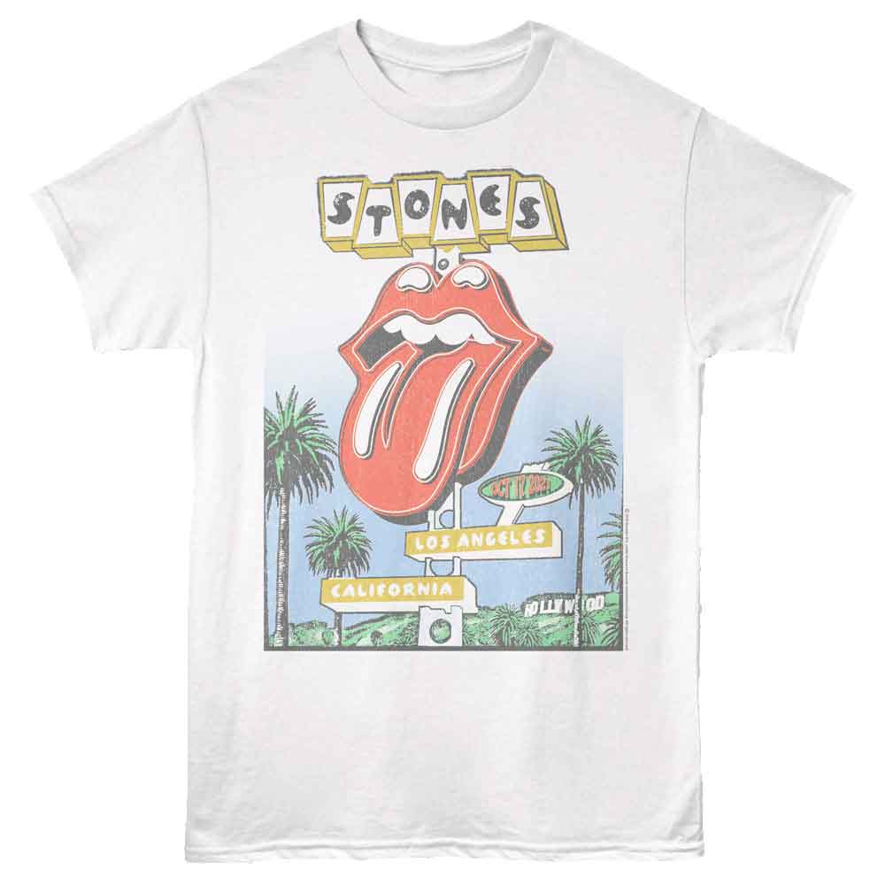 Rolling Stones Hollywood Motel Style Official T-Shirt