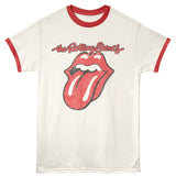 Rolling Stones Tongue Logo Official Ringer T-Shirt