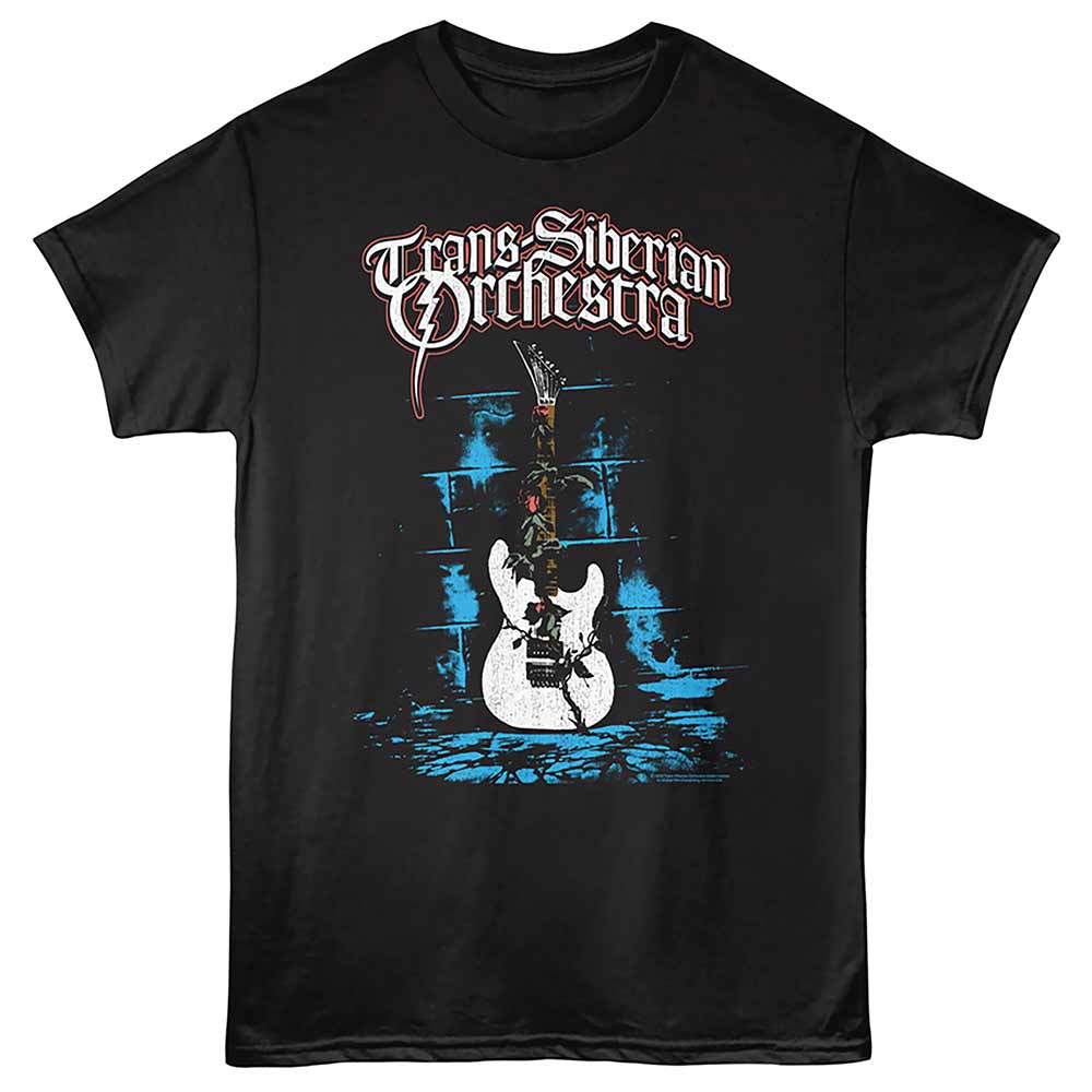 Trans-Siberian Orchestra High Contrast Guitar Official T-Shirt