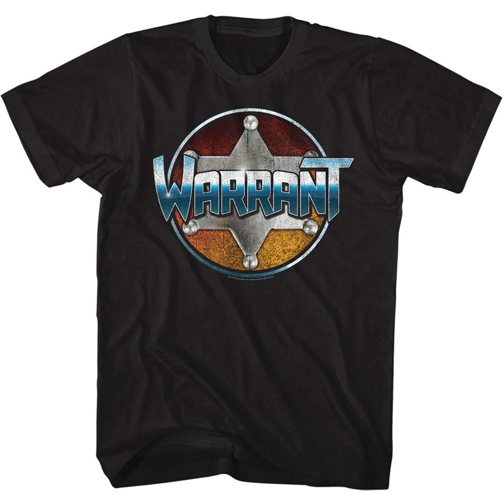 Warrant Chrome Badge Official T-shirt