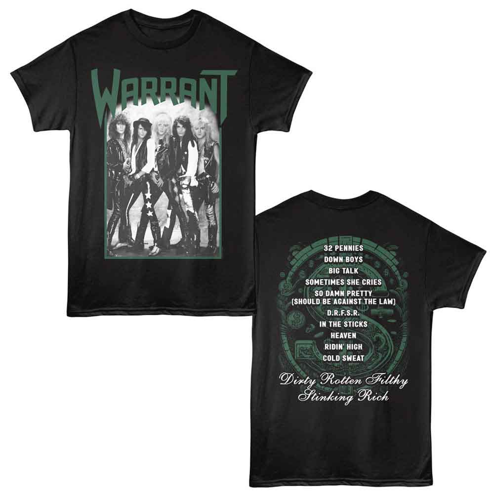 Warrant DRFSR Alt Official T-shirt