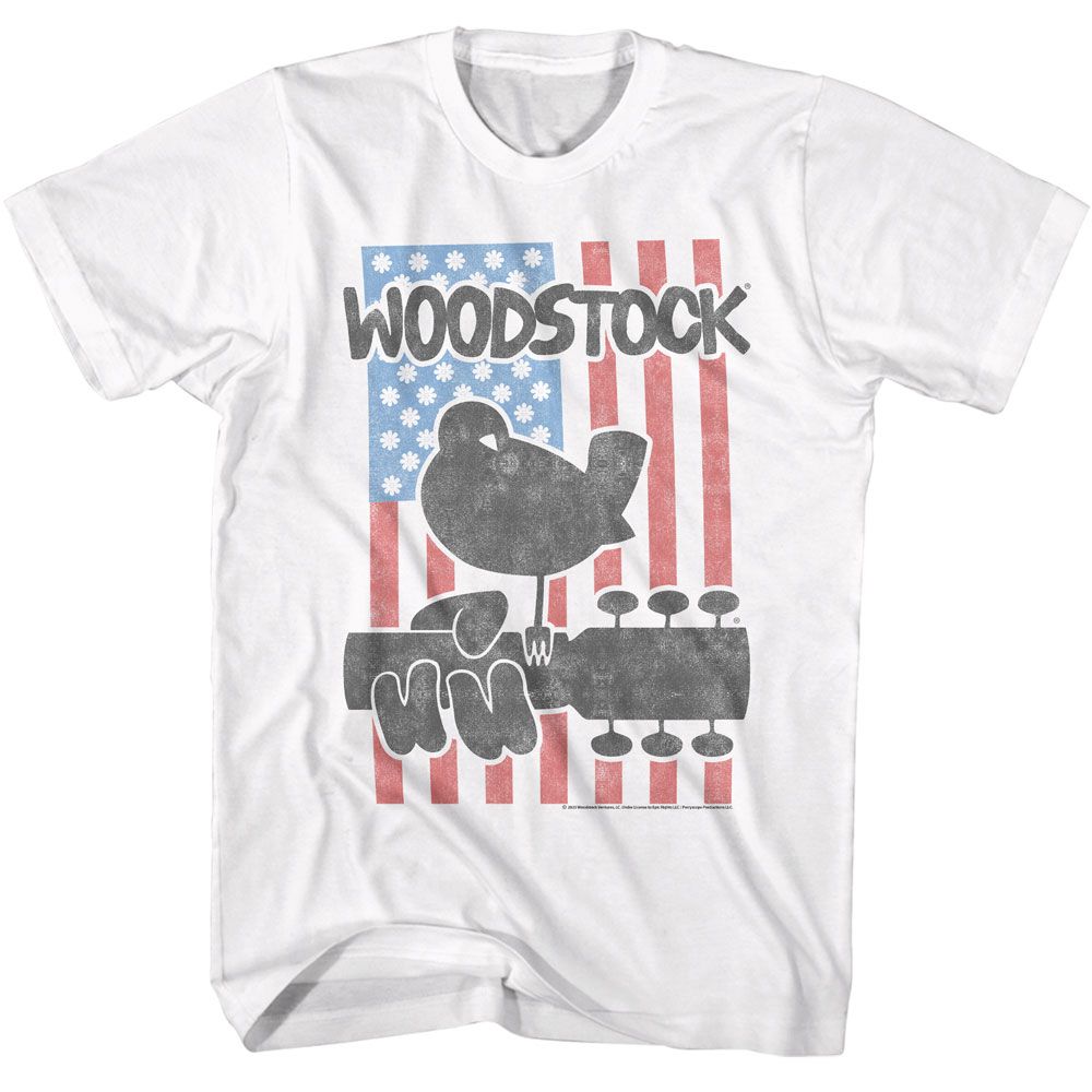 Woodstock Flower Flag T-Shirt