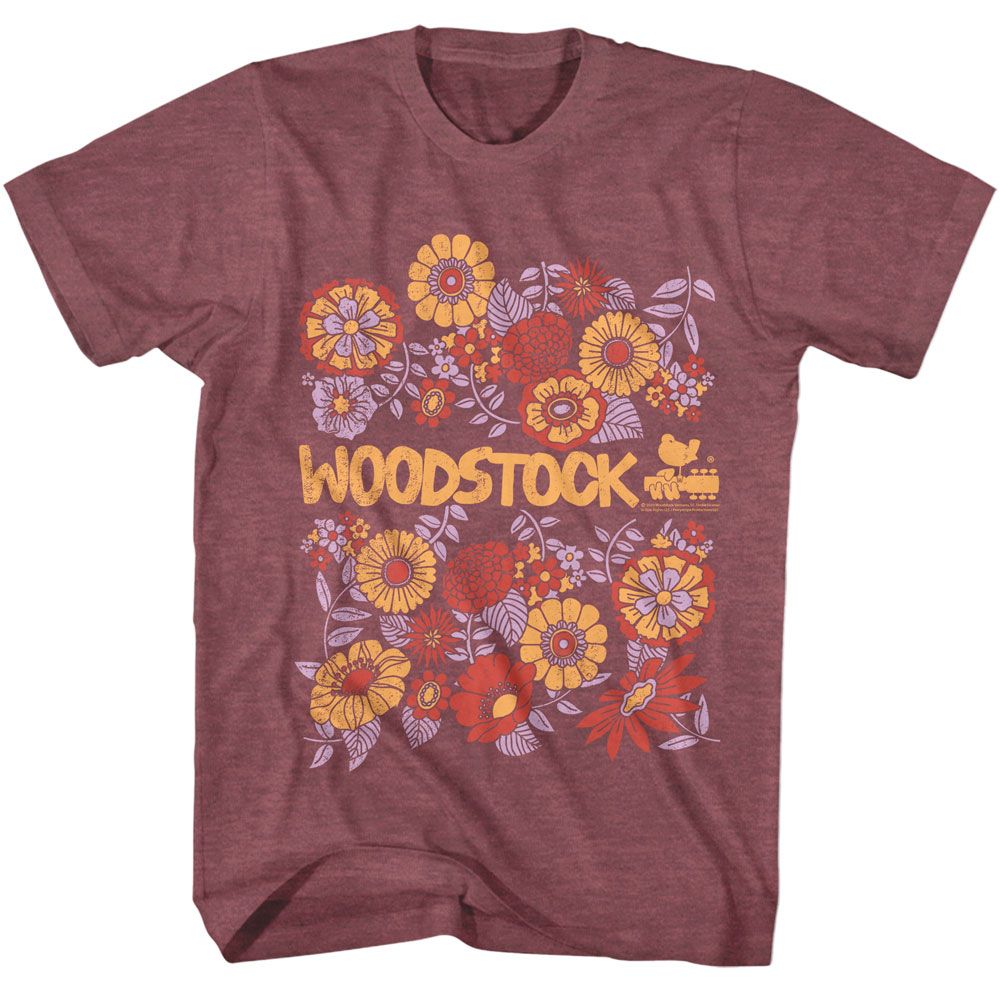 Woodstock Floral Official Heather T-Shirt