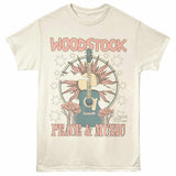 Woodstock Sun Flowers Guitar Official T-Shirt