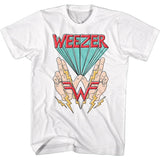 Weezer W Hands And Lightning Official T-Shirt