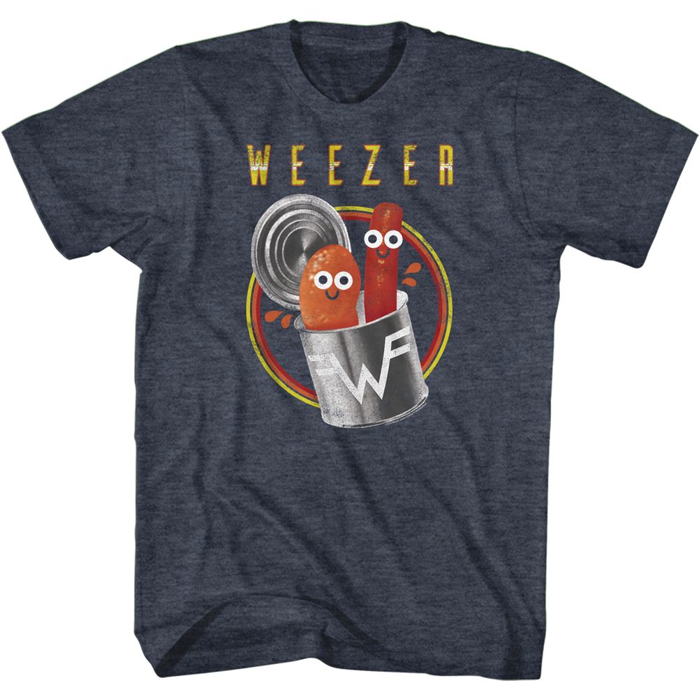Weezer Pork And Beans Official Heather T-Shirt